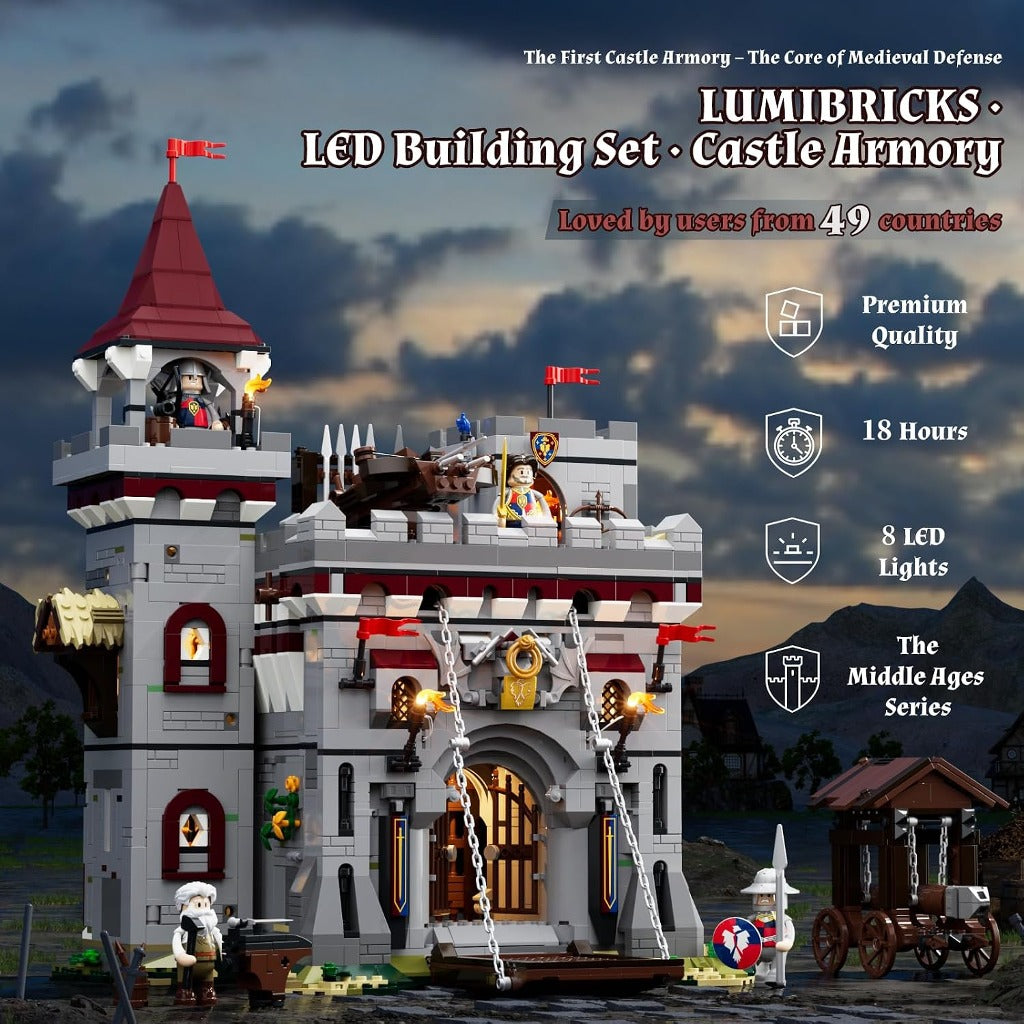 Lumibricks Castle Armory (12011) building set - view 3