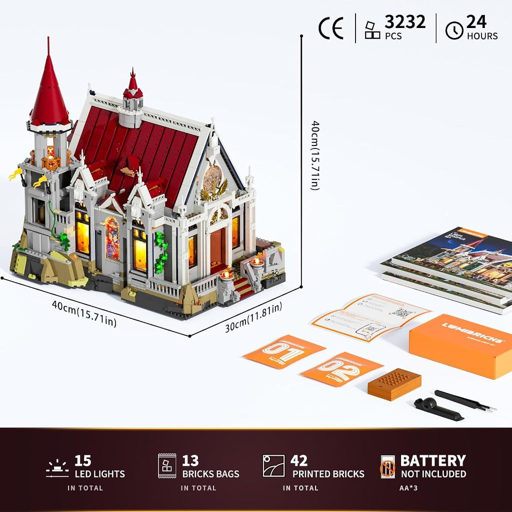 Lumibricks Castle Banquet Hall (L9071) building set - view 3