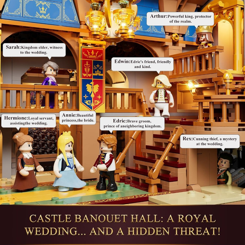 Lumibricks Castle Banquet Hall (L9071) building set - view 6