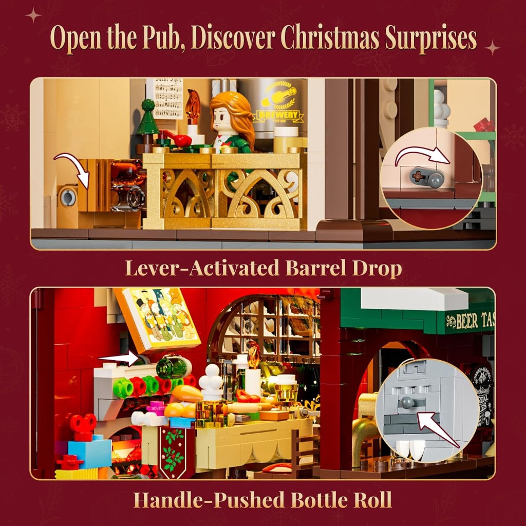Lumibricks Christmas Pub (15014) building set - view 5
