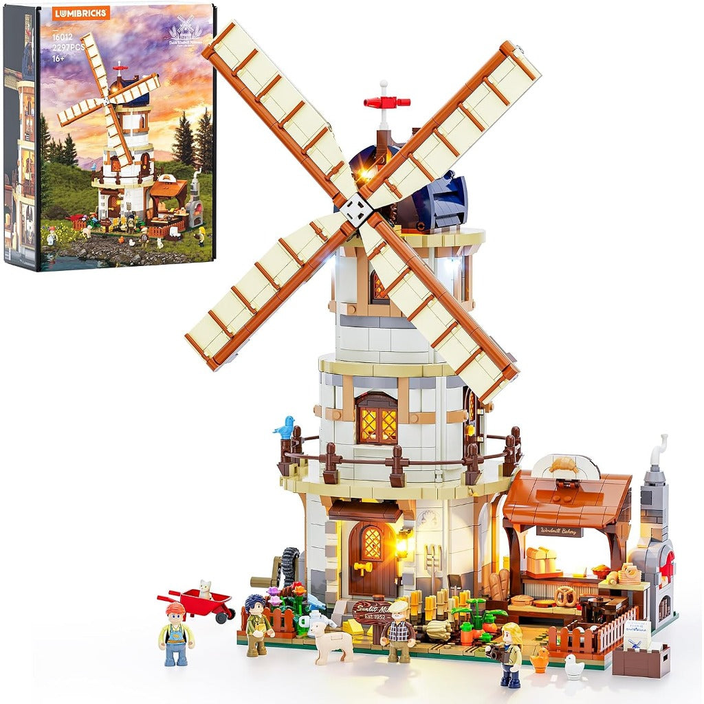 Lumibricks Dutch Windmill Millhouse (16012) building set
