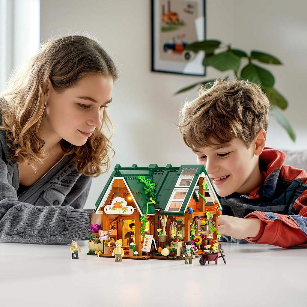 Lumibricks Farm Store (F9029) building set - view 2