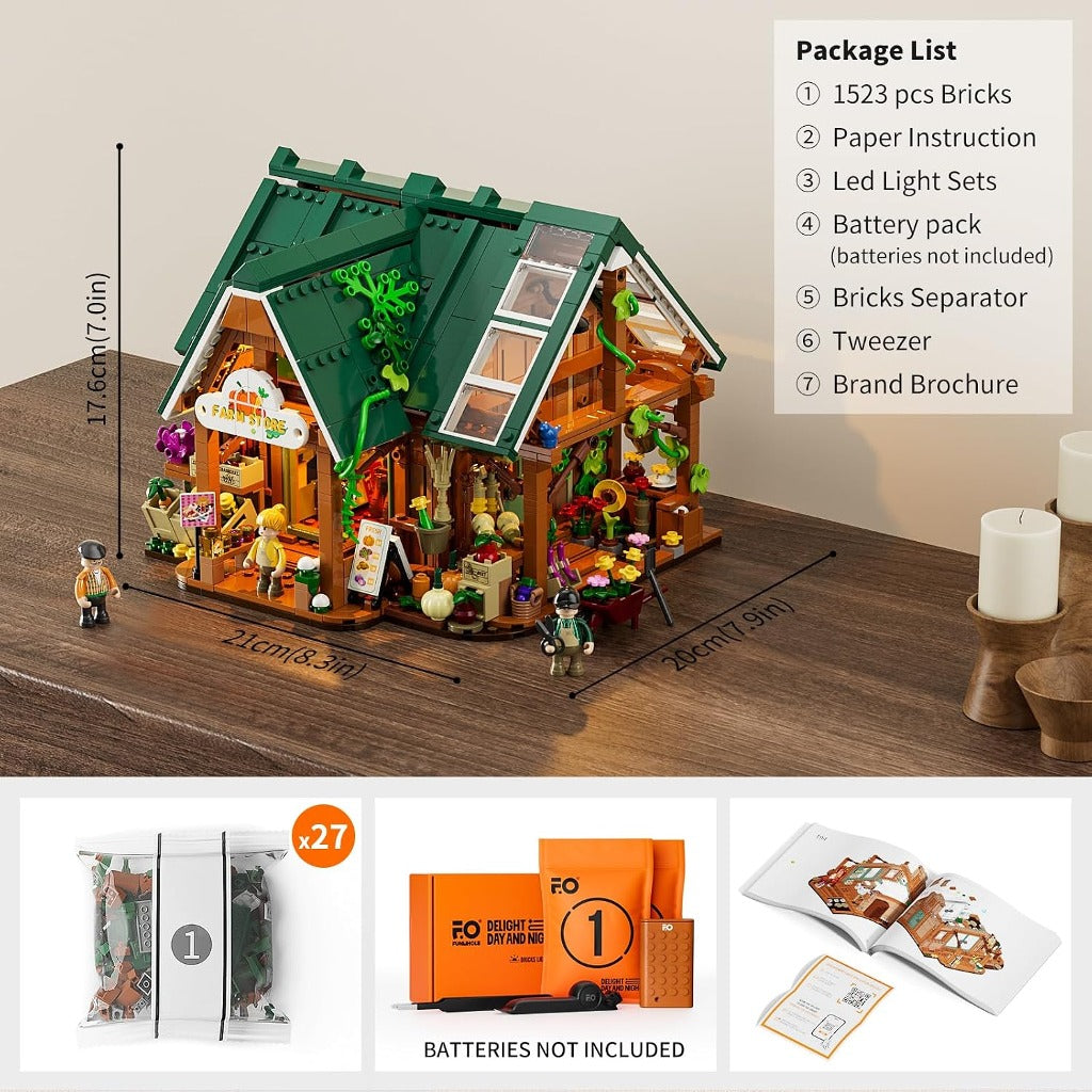 Lumibricks Farm Store (F9029) building set - view 5