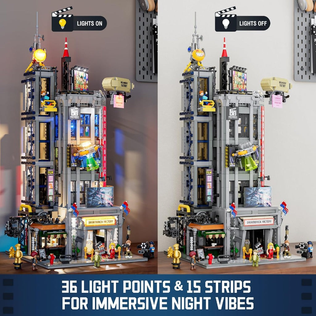 Lumibricks Film Studio Tower (19015) building set - view 3