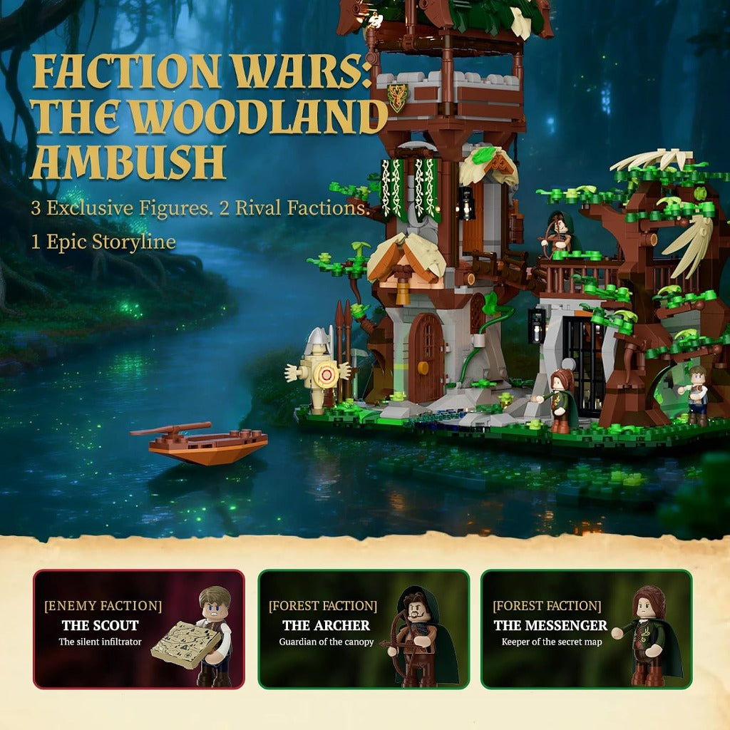 Lumibricks Forest Outpost (12015) building set - view 7