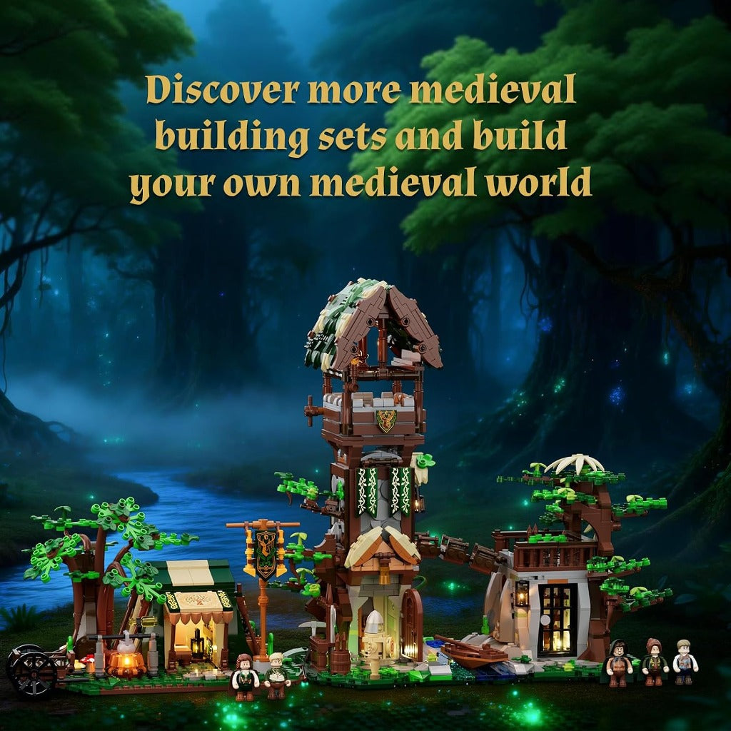 Lumibricks Forest Outpost (12015) building set - view 8