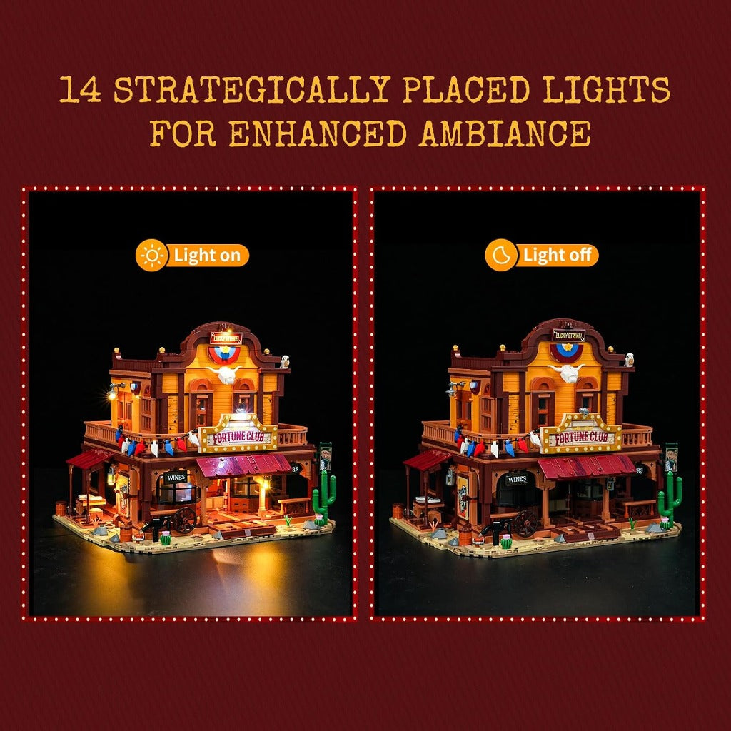 Lumibricks Fortune Club Saloon (14019) building set - view 3