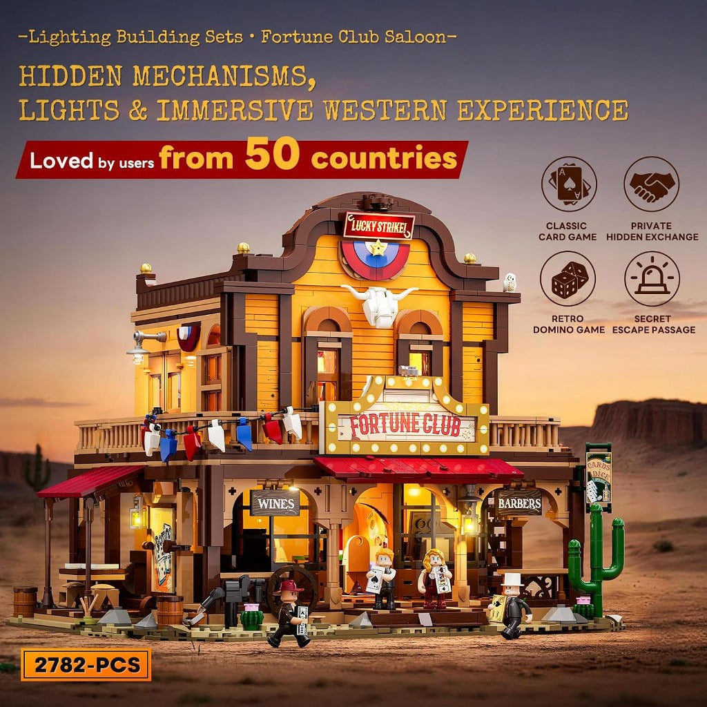 Lumibricks Fortune Club Saloon (14019) building set - view 6