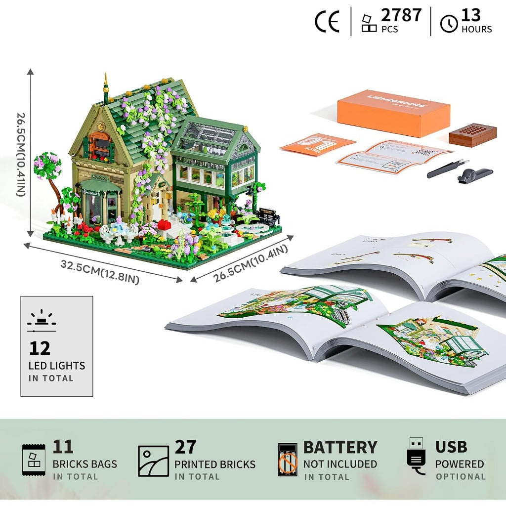 Lumibricks Garden Cottage (10013) building set - view 2