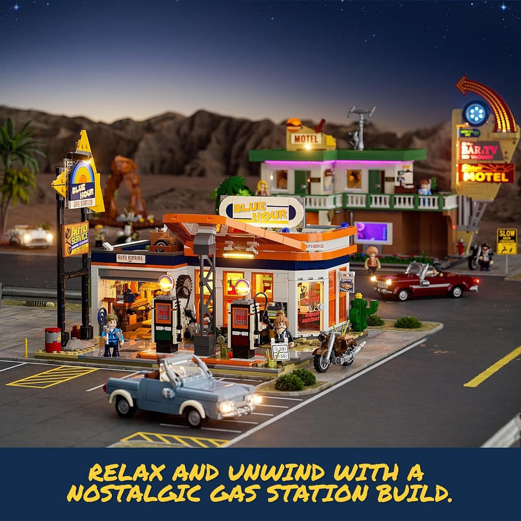Lumibricks Gas Station (F9065) building set - view 5