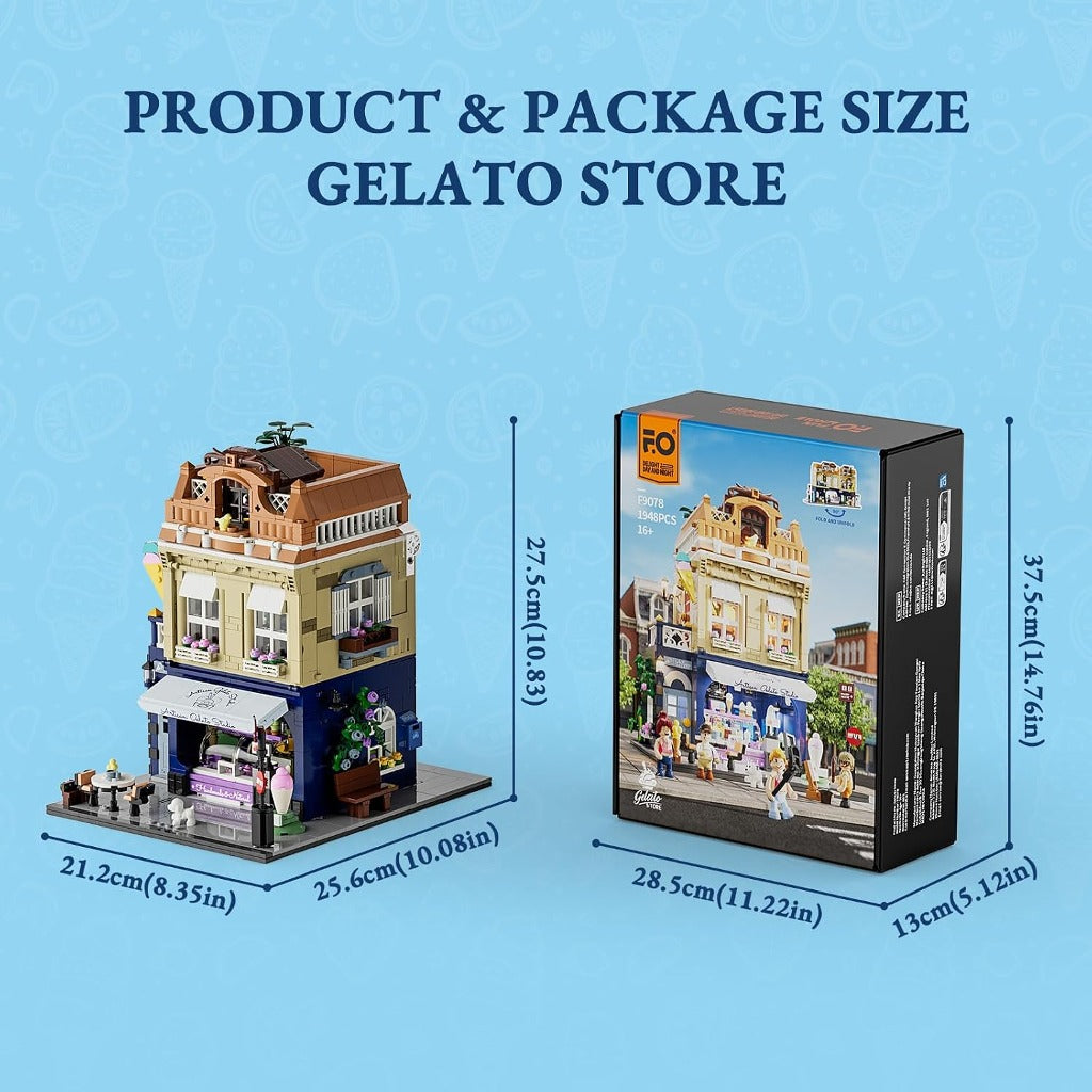 Lumibricks Gelato Store (F9078) building set - view 8