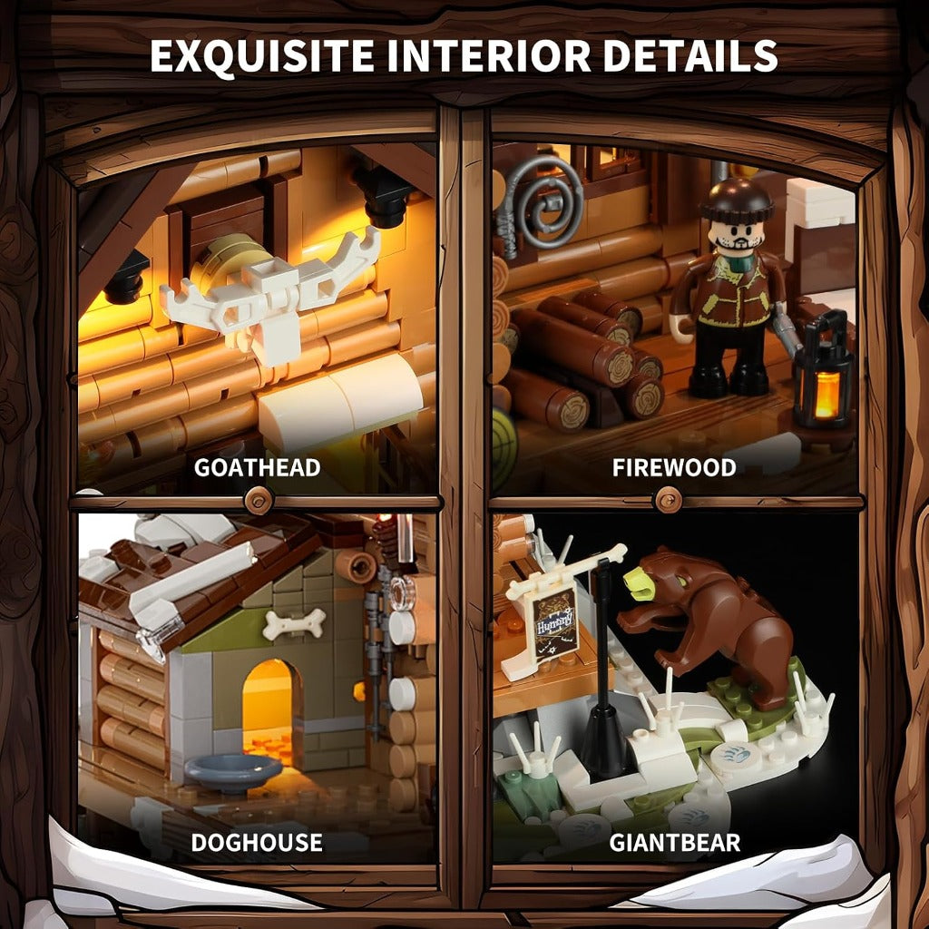 Lumibricks Hunting Cabin (F9018) building set - view 5