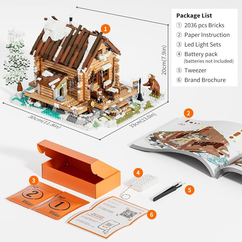 Lumibricks Hunting Cabin (F9018) building set - view 7