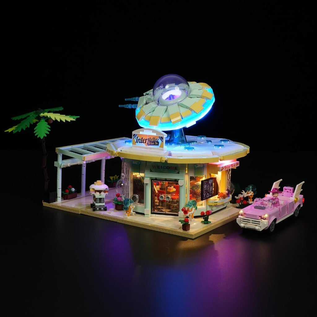 Lumibricks Interstellar Drive-In (L9104) building set - view 2