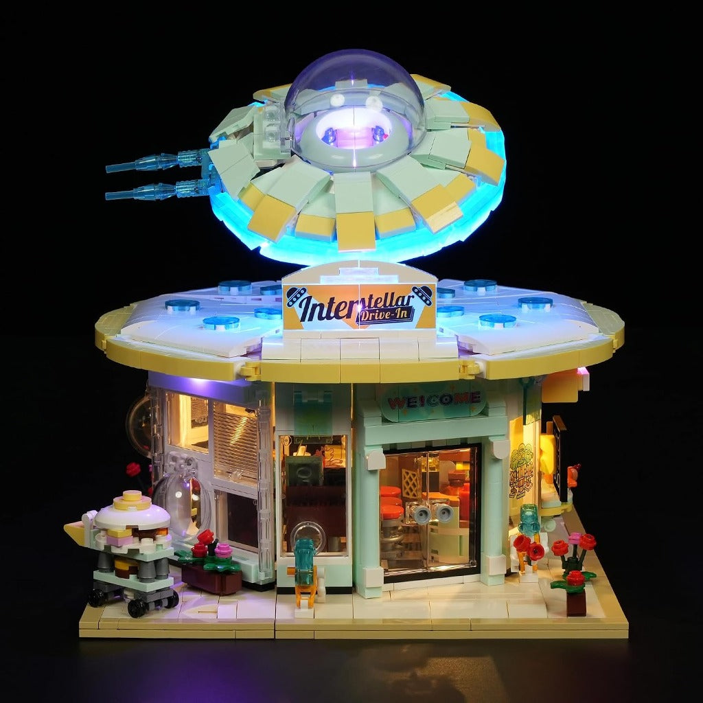 Lumibricks Interstellar Drive-In (L9104) building set - view 5