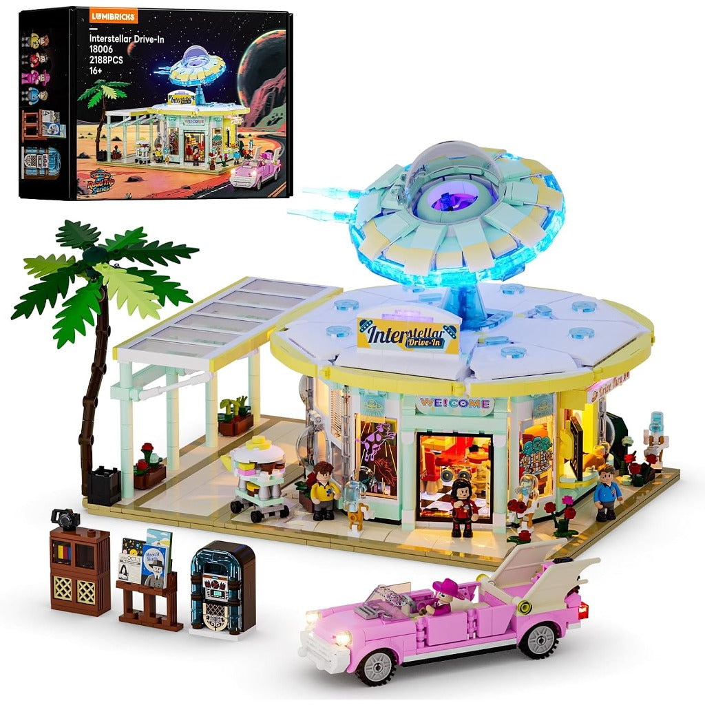Lumibricks Interstellar Drive-In (L9104) building set