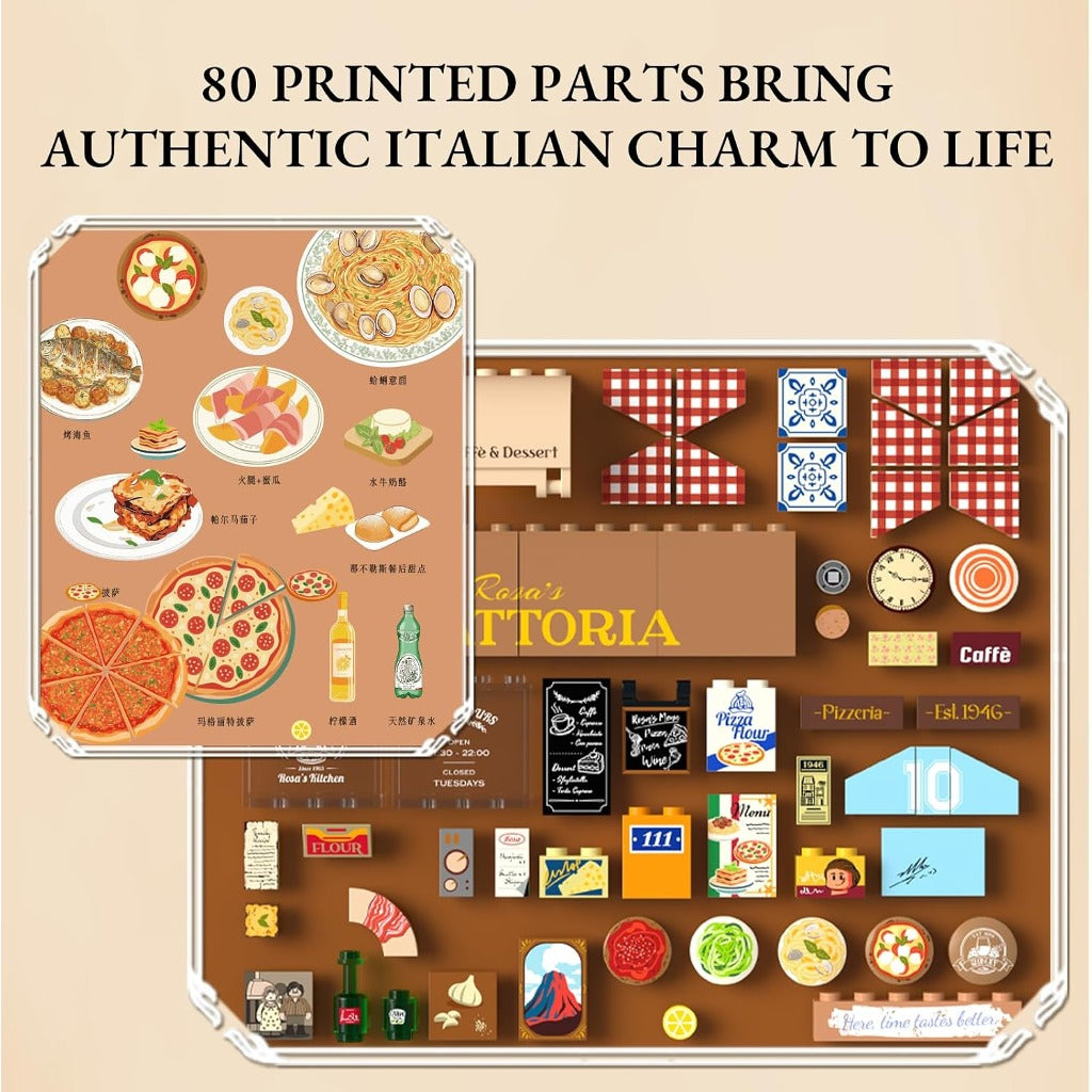 Lumibricks Italian Homestyle Restaurant (15010) building set - view 5