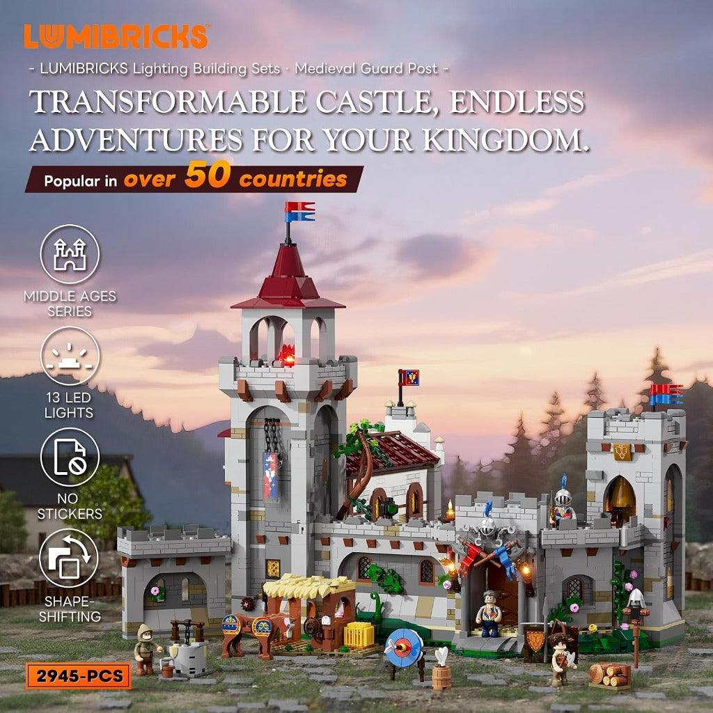 Lumibricks Medieval Guard Post (12013) building set - view 4