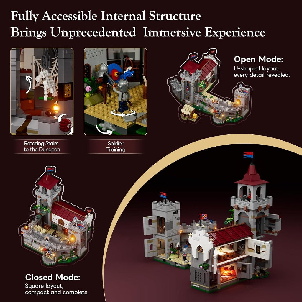 Lumibricks Medieval Guard Post (12013) building set - view 5