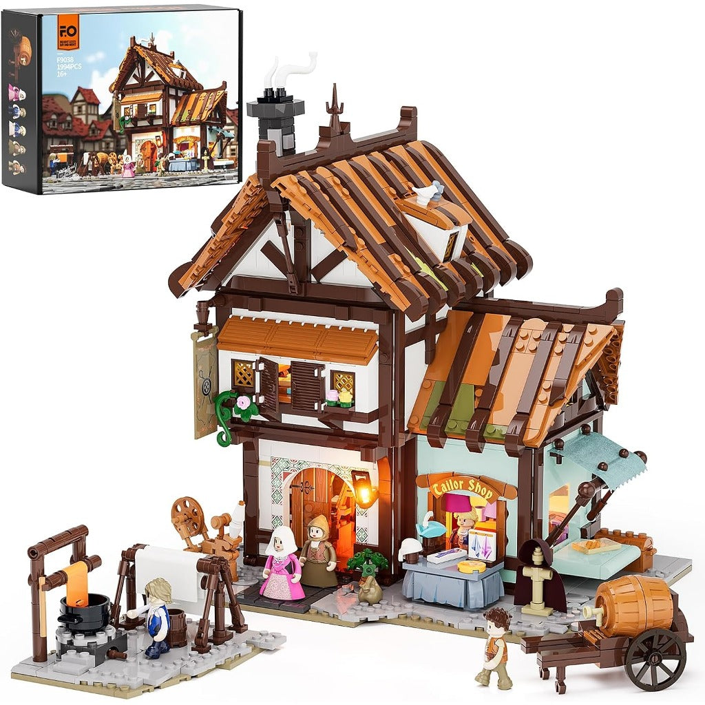 Lumibricks Medieval Tailor Shop (F9038) building set