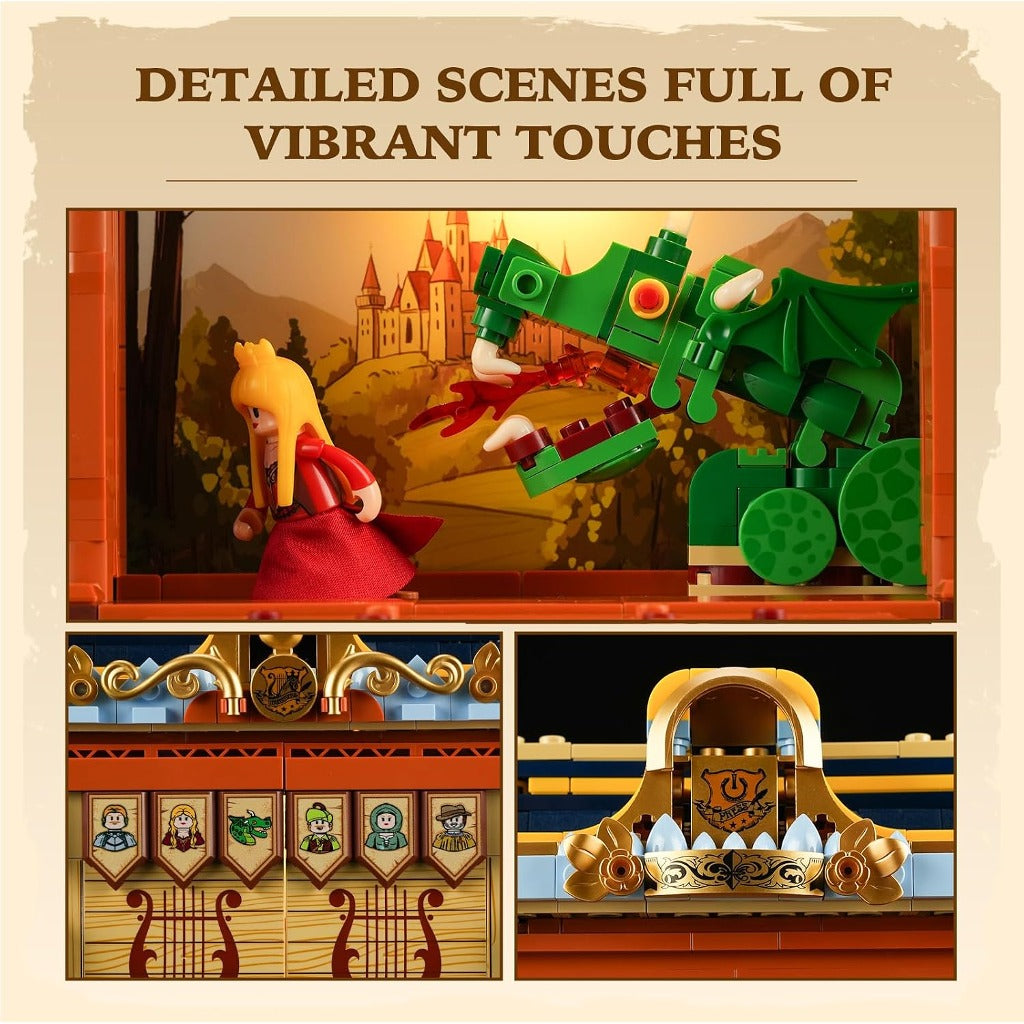 Lumibricks Medieval Troupe Carriage (L9063) building set - view 6