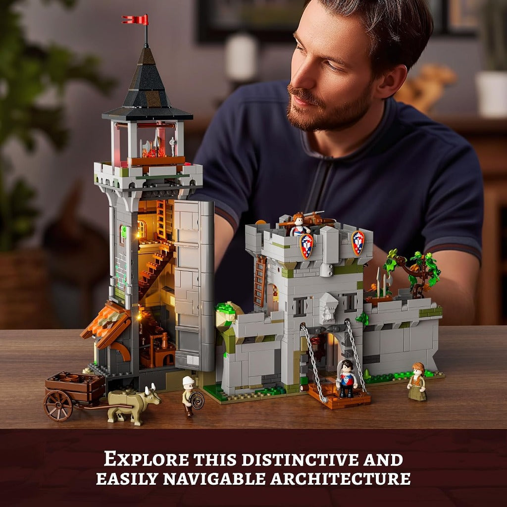 Lumibricks Medieval Watchtower (F9027) building set - view 2