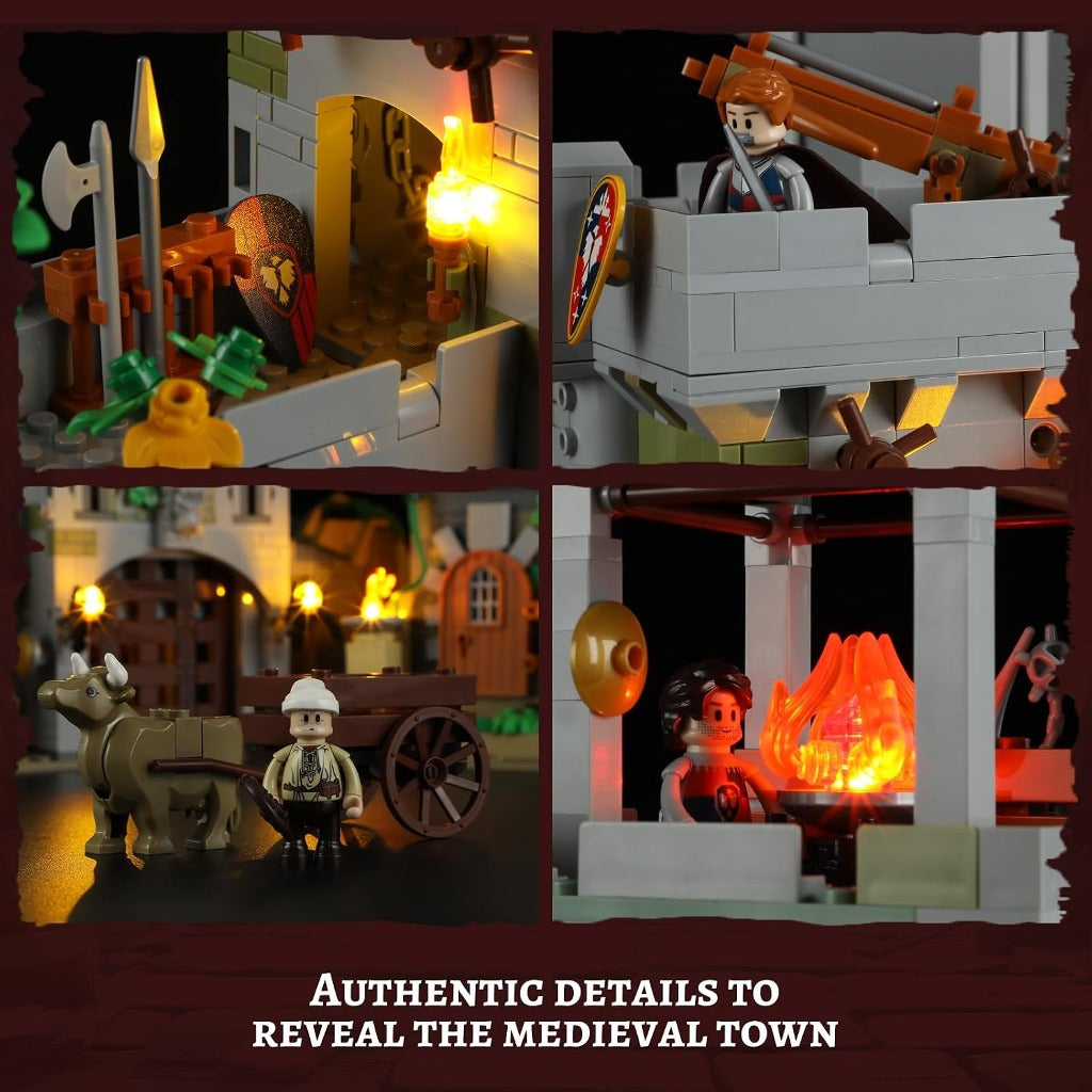 Lumibricks Medieval Watchtower (F9027) building set - view 4