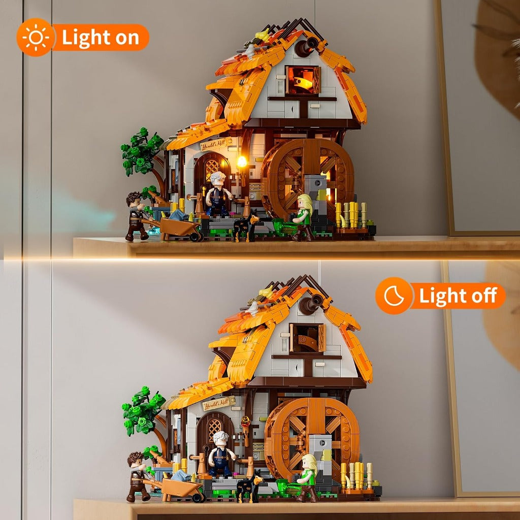 Lumibricks Medieval Water Mill (F9061) building set - view 5