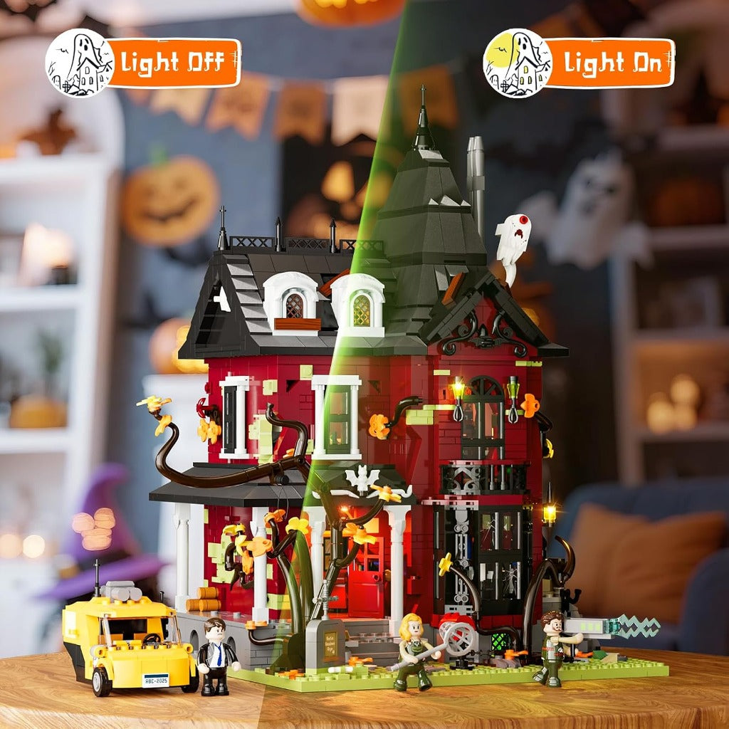 Lumibricks Midnight Haunted Mansion (L9092) building set - view 2