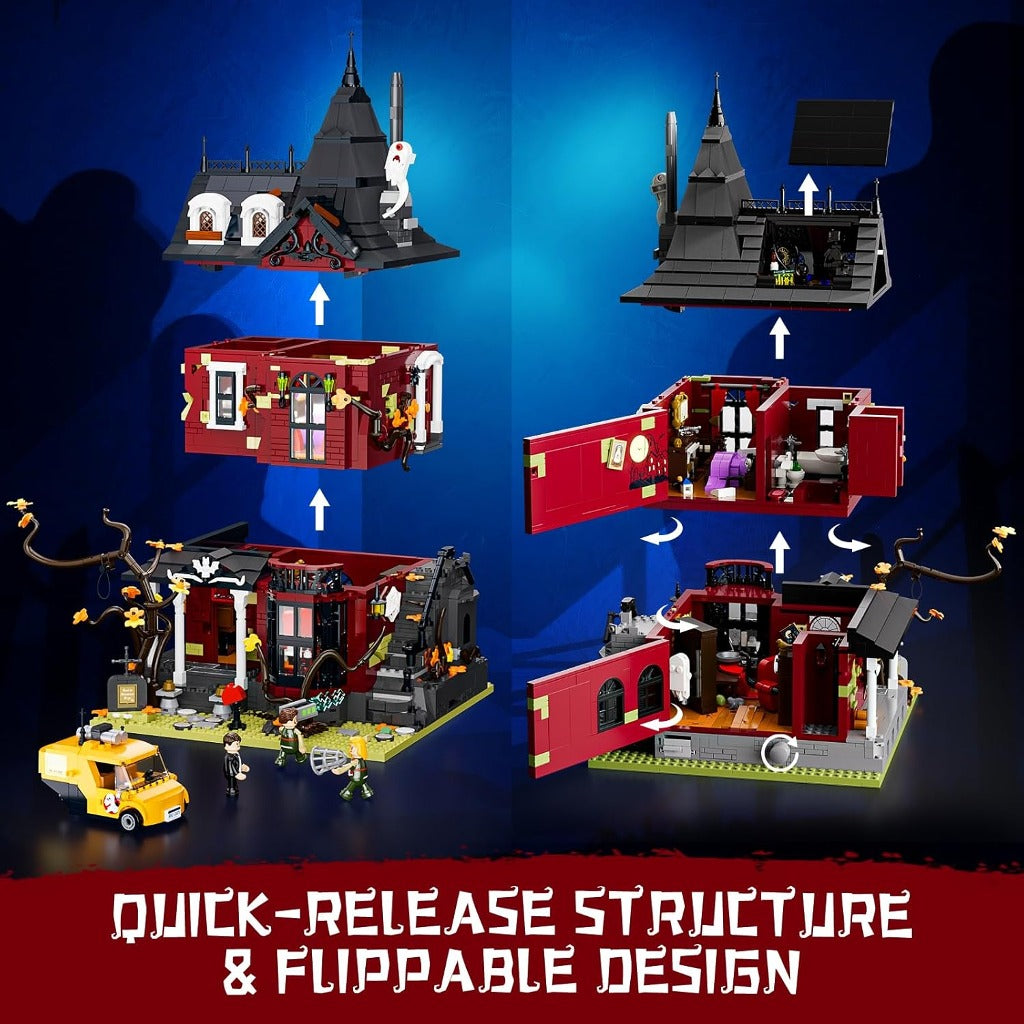 Lumibricks Midnight Haunted Mansion (L9092) building set - view 4