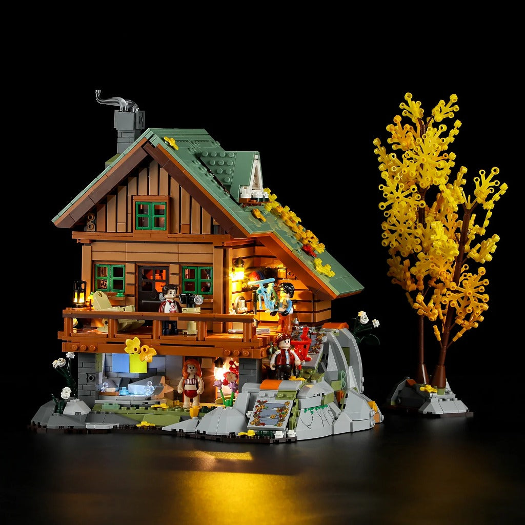 Lumibricks Mountain Cabin (F9035) building set - view 2