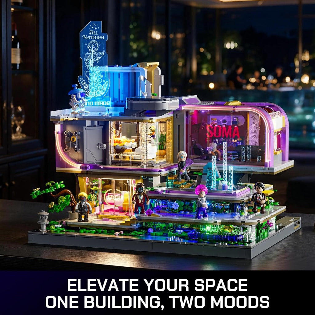 Lumibricks Neon Elite Lounge (17013) building set - view 4