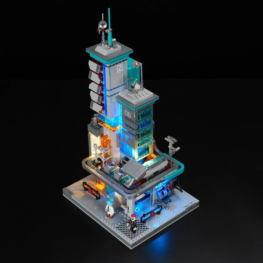 Lumibricks Neon Tech Station (17010) building set - view 6