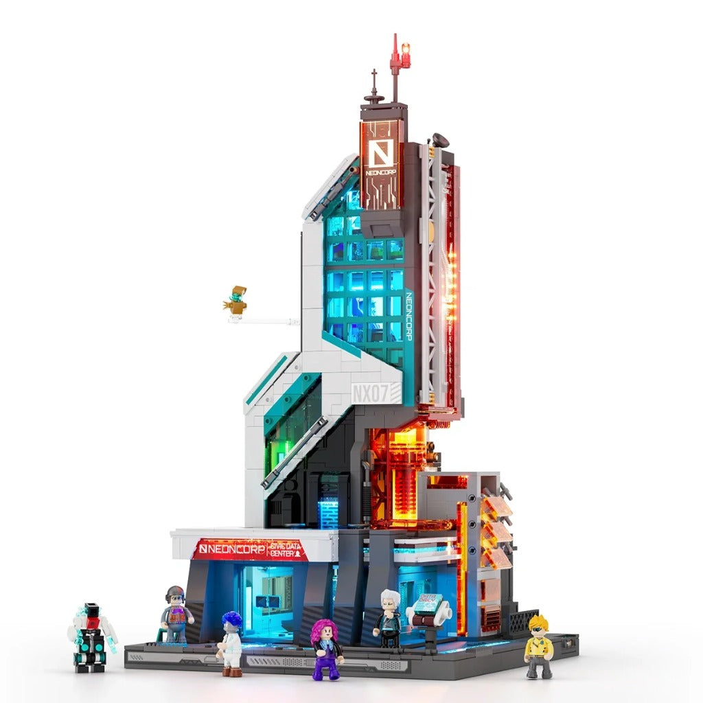 Lumibricks Neon Tech Tower (17011) building set - view 2
