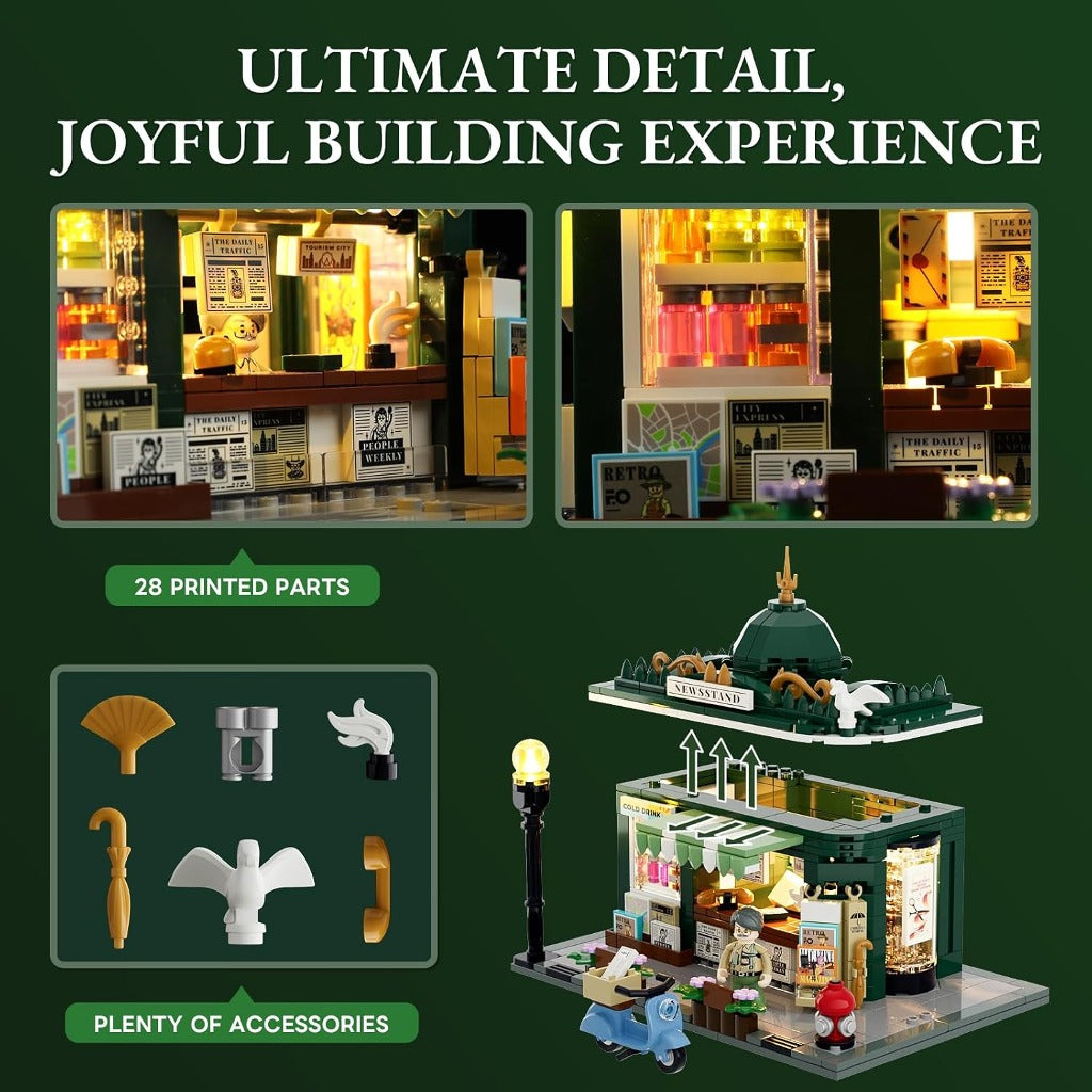 Lumibricks Newsstand (F9023) building set - view 4