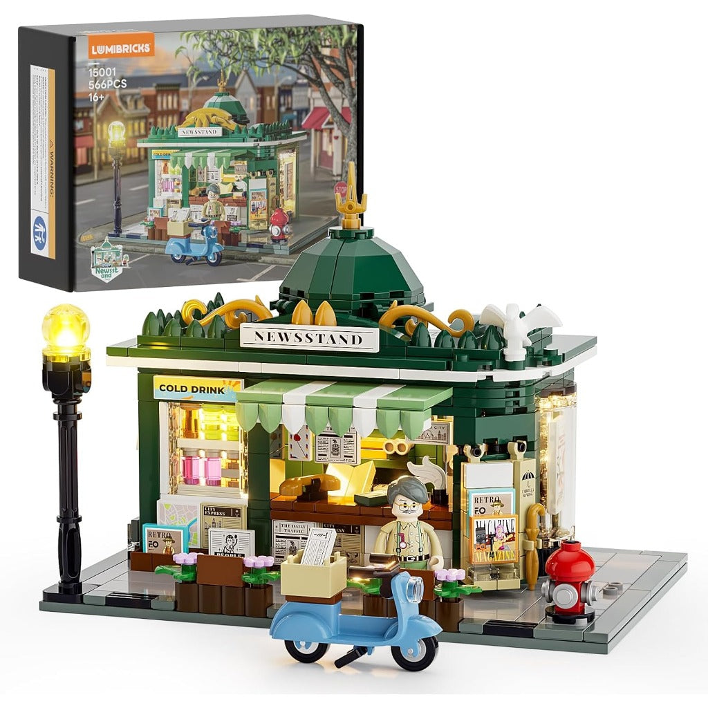 Lumibricks Newsstand (F9023) building set