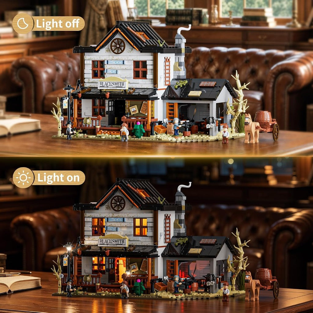 Lumibricks Old West Blacksmith (L9089) building set - view 4