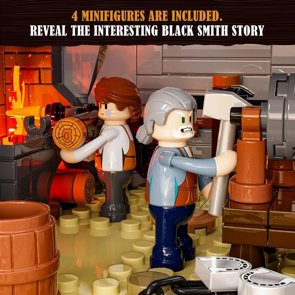 Lumibricks Old West Blacksmith (L9089) building set - view 7