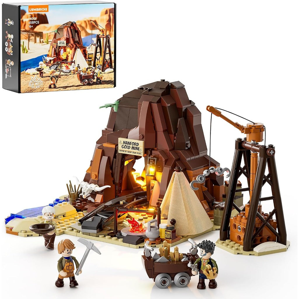 Lumibricks Old West Gold Mine (F9077) building set