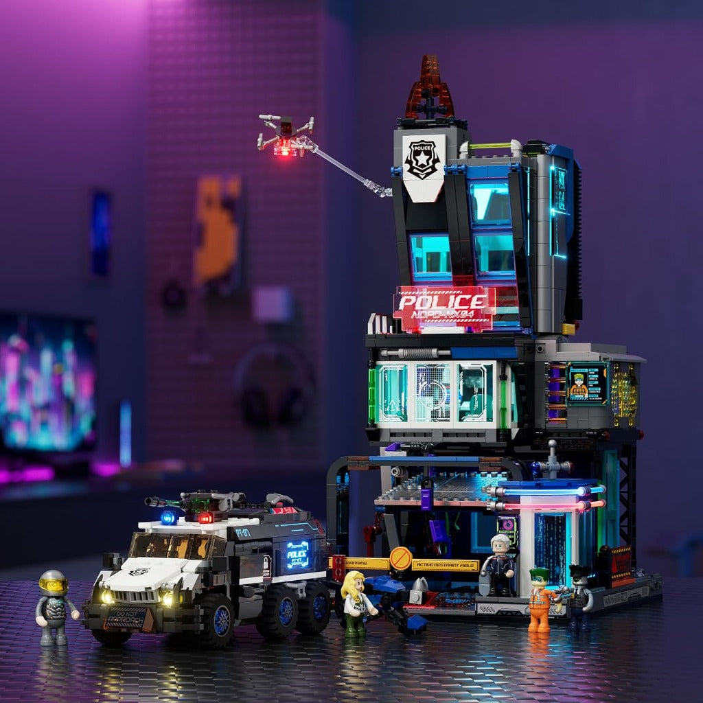 Lumibricks Police Urban Convoy (17008) building set - view 5