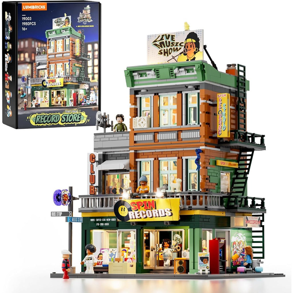 Lumibricks Record Store (F9058) building set