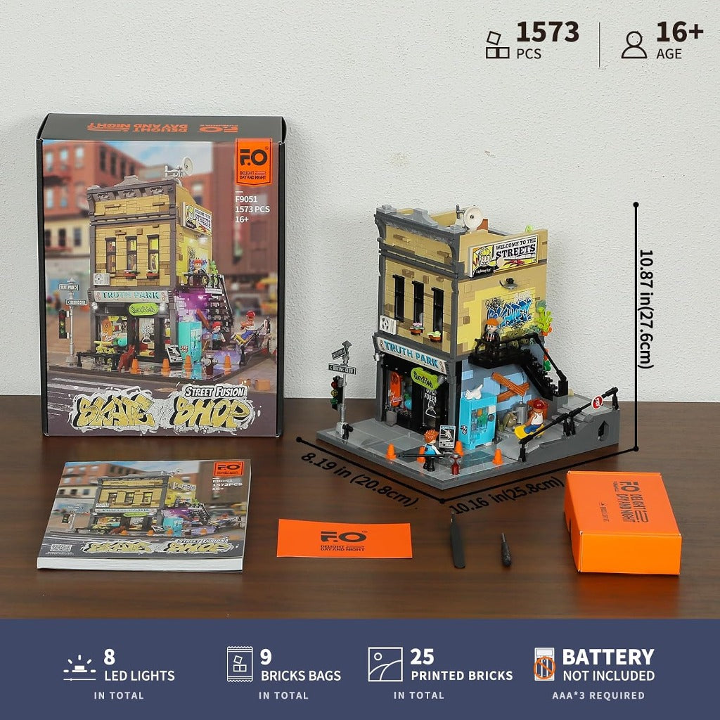 Lumibricks Skateboard Shop (F9051) building set - view 6