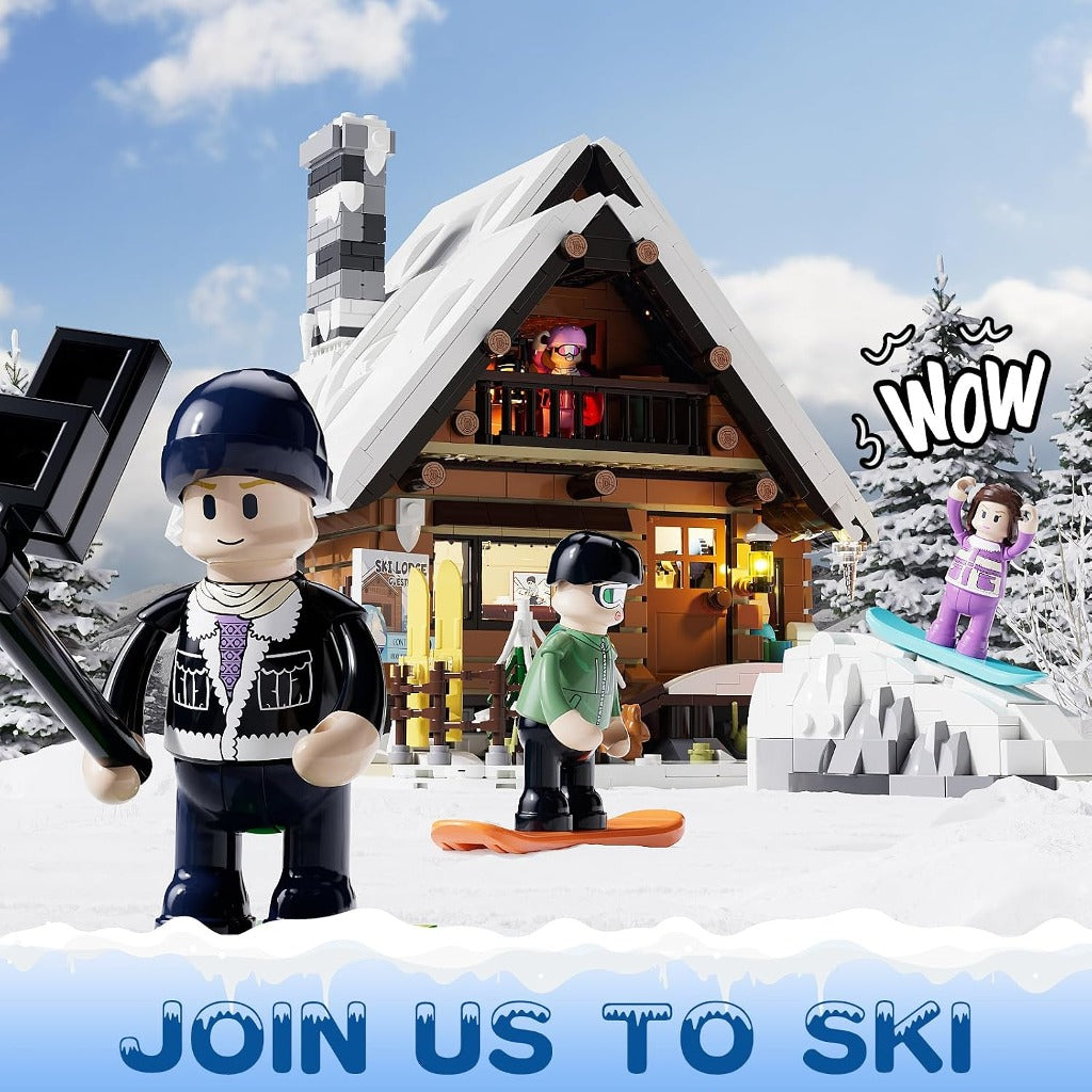 Lumibricks Ski Lodge (F9041) building set - view 2