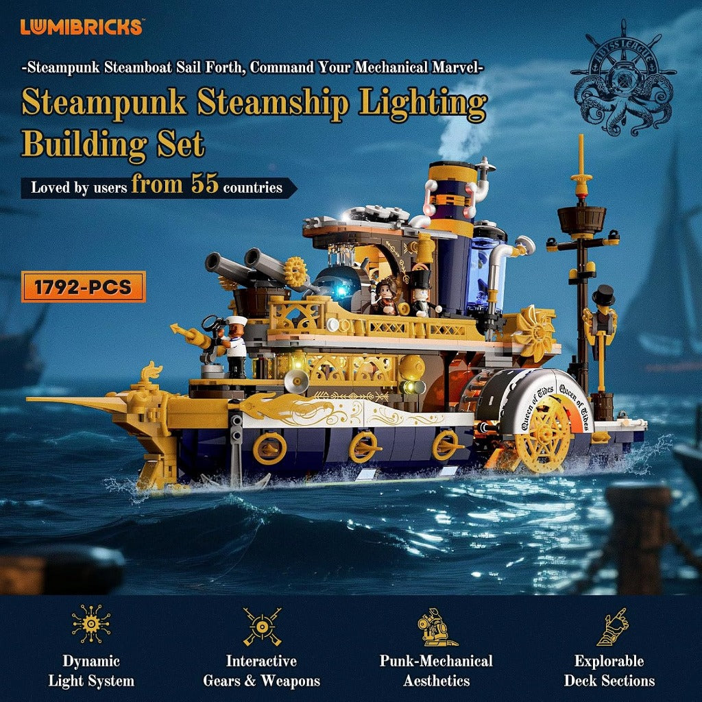 Lumibricks Steamboat (11016) building set - view 4