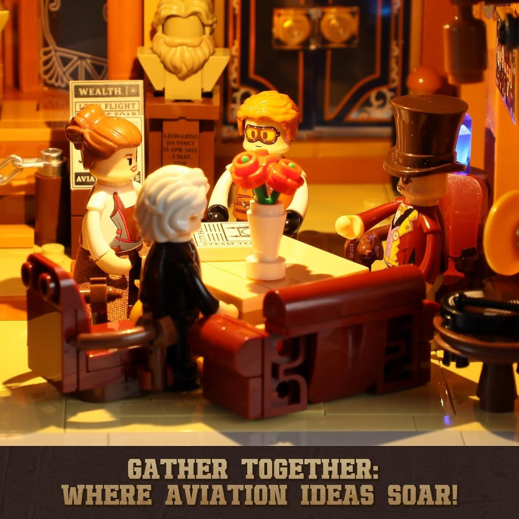 Lumibricks Steampunk Flying Club (F9050) building set - view 4