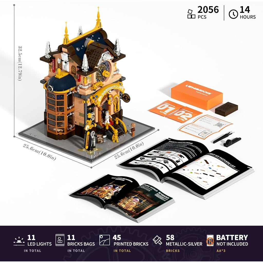 Lumibricks Steampunk Memory Magic Shop (11013) building set - view 2