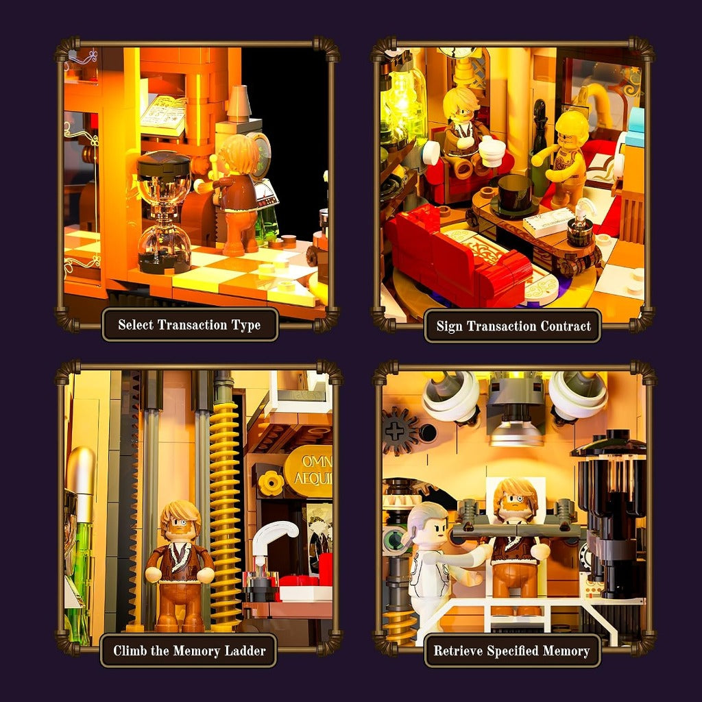 Lumibricks Steampunk Memory Magic Shop (11013) building set - view 4