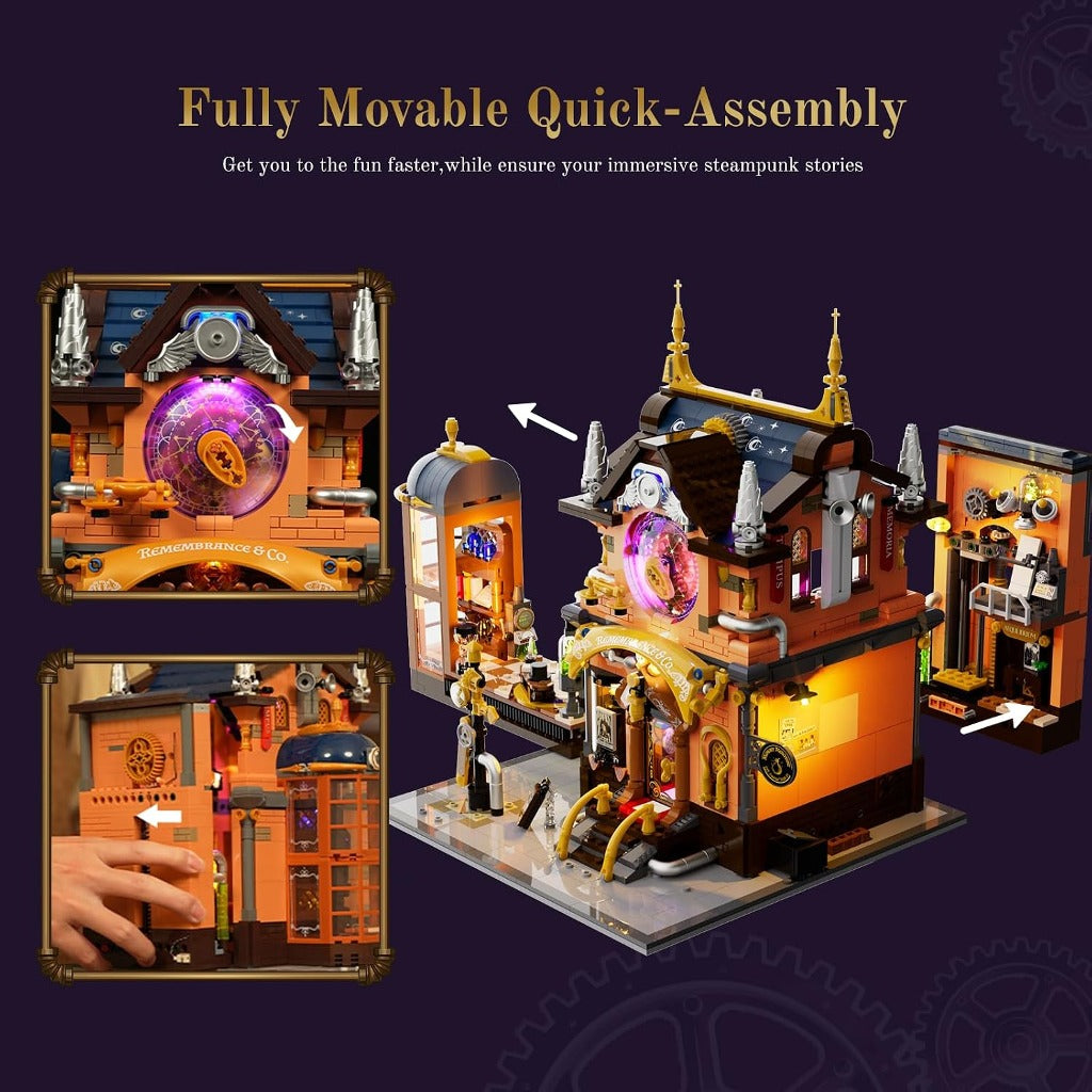 Lumibricks Steampunk Memory Magic Shop (11013) building set - view 5