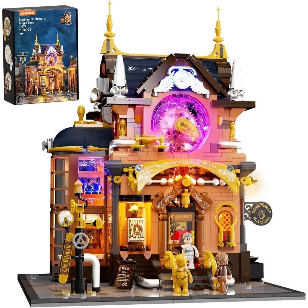 Lumibricks Steampunk Memory Magic Shop (11013) building set