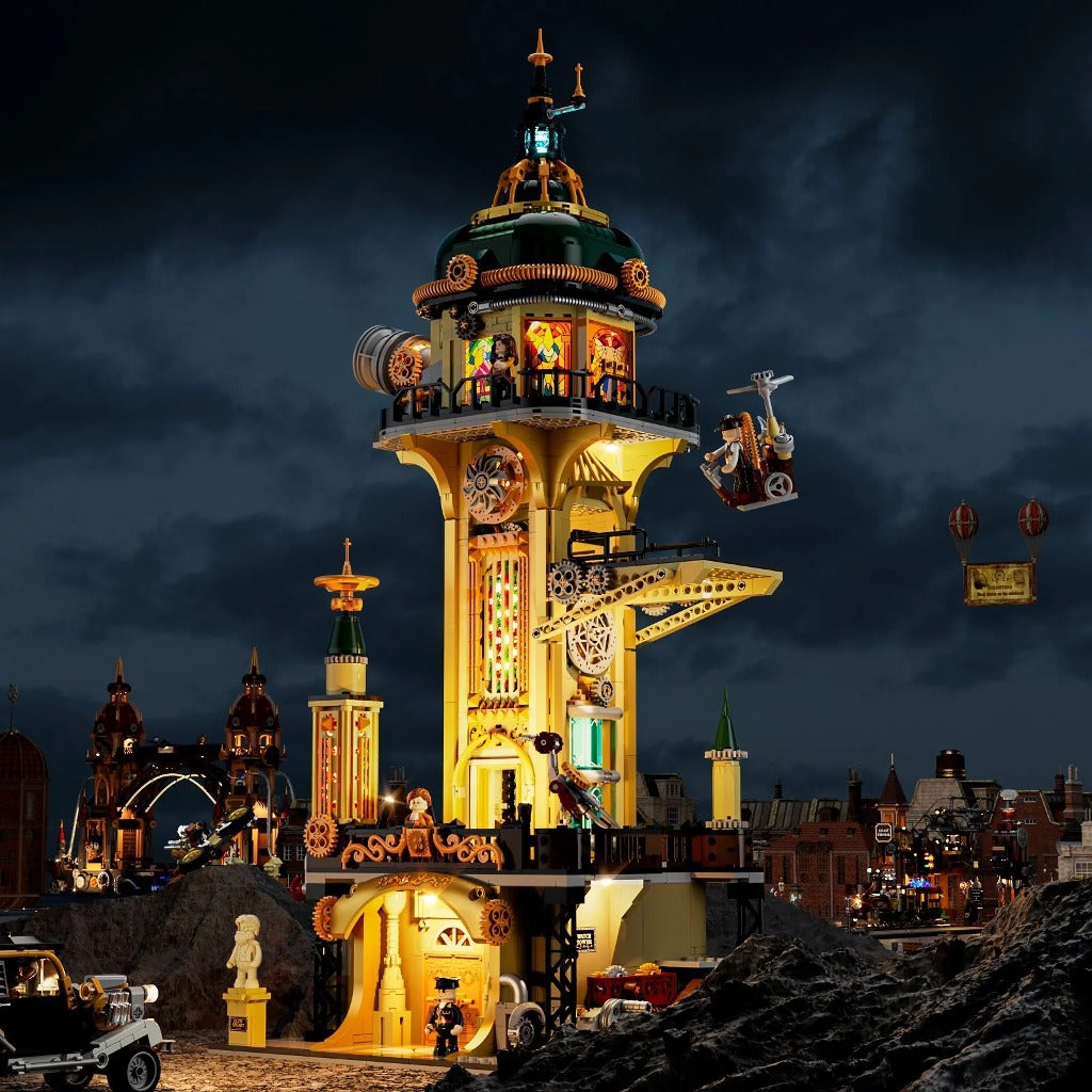 Lumibricks Steampunk Watch Tower (F9070) building set - view 2